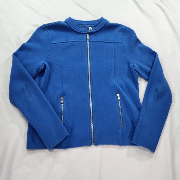 LAUREN RALPH LAUREN Activewear Sweater Jacket Full Front Zip L/S Collar PM
Lot H - Picture 3 of 7